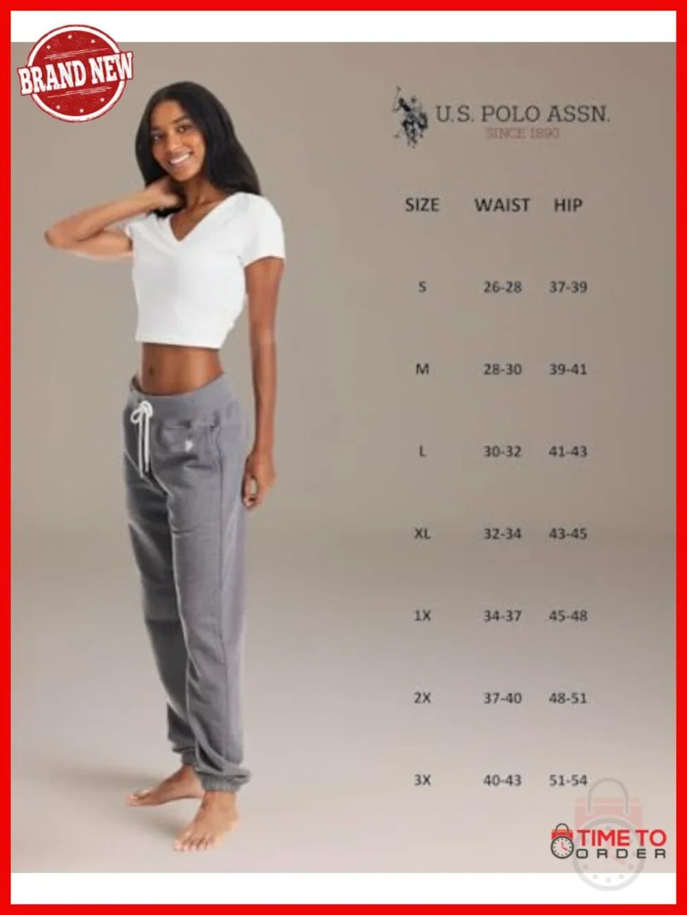 French Terry Jogger Sweatpants with Pockets - Mid Rise Cuffed